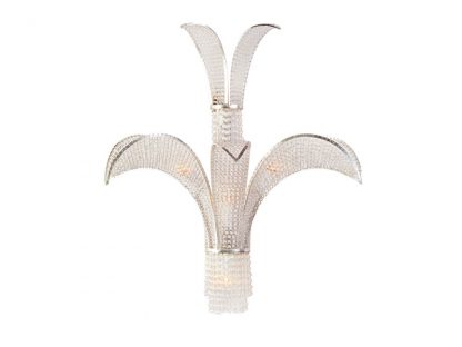 High Art Deco crystal sconce by Bagues Paris