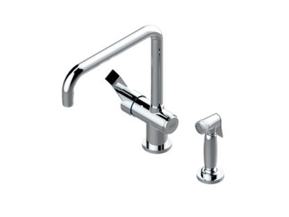 French Transitional Kitchen Faucet with Side Spray