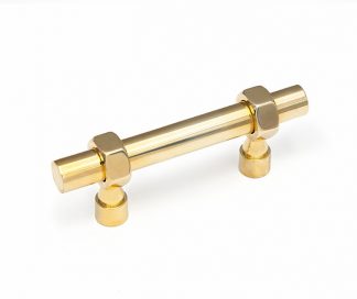 Hex Adjustable Center Pull - 1/2" Diameter Brass Rod