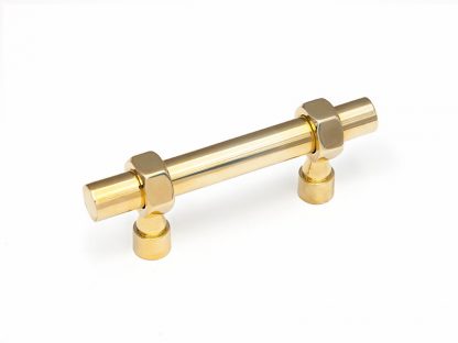 Hex Adjustable Center Pull - 1/2" Diameter Brass Rod