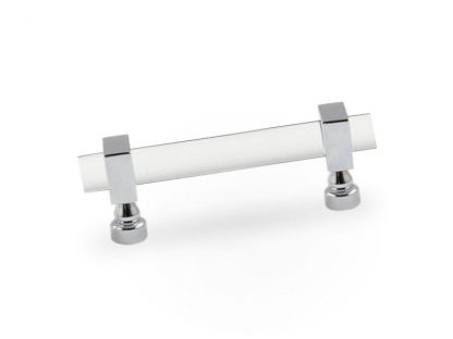 Square Adjustable Center Pull - 1/2 Diameter Acrylic Rod