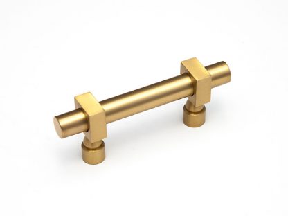 Square Adjustable Center Pull - 1/2" Diameter Brass Rod