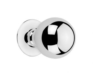 Traditional Ball Knob with Simple Circular Rosette