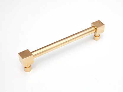 Square End Cap Pull with 3/4″ Diameter Brass Rod