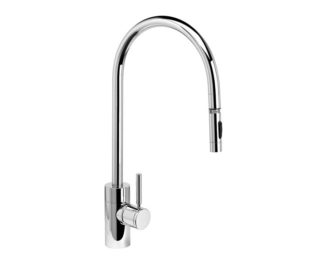 Contemporary Extended Reach PLP Pulldown Faucet