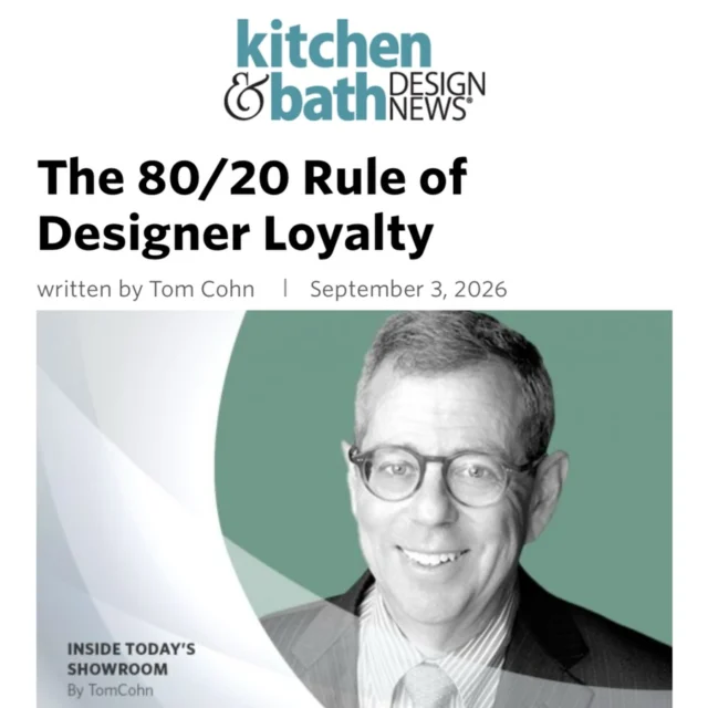 What makes a designer choose to return to the same showroom again and again?

“The 80/20 Rule of Designer Loyalty,” from Kitchen & Bath Design, explores the importance of building strong, lasting relationships with designers and why a small group of loyal clients can have an outsized impact on a business.

At Alexander Marchant, we value the relationships we’ve built with designers and the trust they place in our team throughout the design process.

Read more from the article at Kitchen & Bath Design and discover our owner Susan Alexander’s take on client relationships.

#alexandermarchant #kitchenandbathdesign